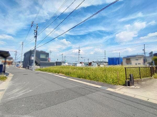 現地と前面道路