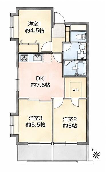 間取りを拡大表示