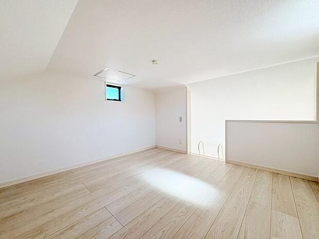 ロフトは広々した空間になっているのでキャリーケース等サイズが大きい物でも保管出来ます!