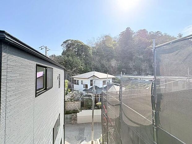 バルコニーからの眺望です。