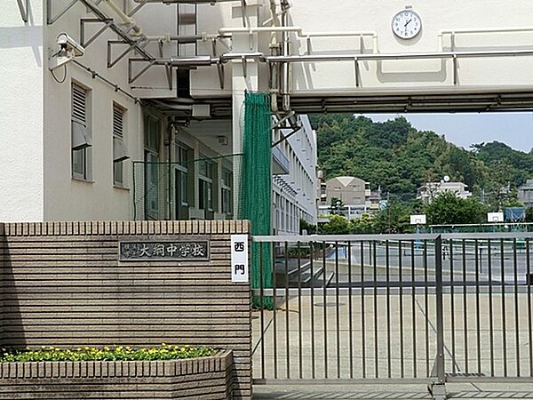 横浜市立大綱中学校まで622m