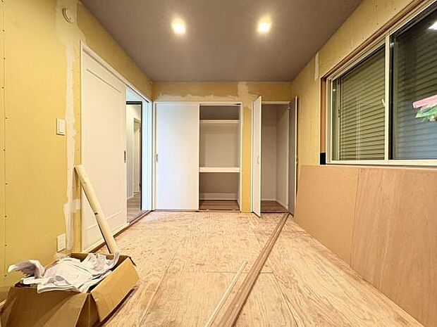 和室6帖!リビングに繋がるお部屋で来客やご家族が帰られた際などにご利用いただけそうです!