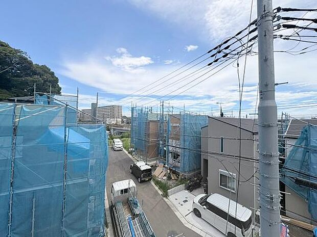 バルコニーからの眺望です！
