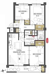 富岡シーサイドコーポＭ棟