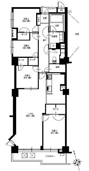 間取りを拡大表示