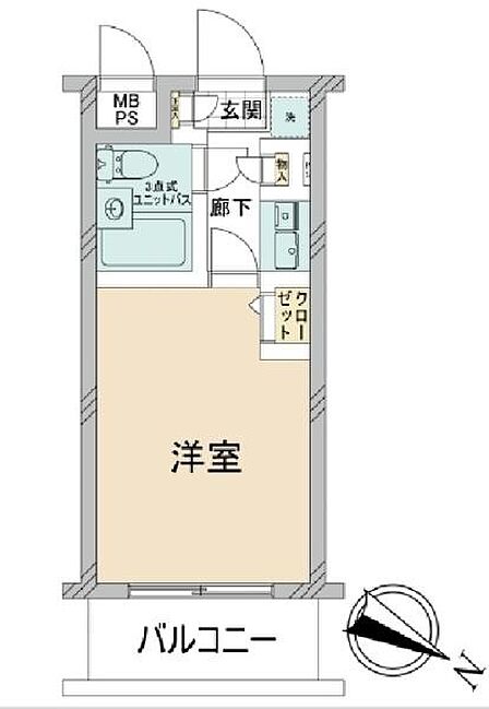 1K 間取り