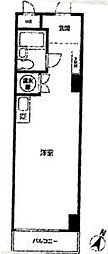 グランドメゾン鶴見ノースウィング ワンルームの間取図画像
