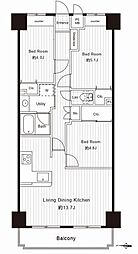 間取図画像 3LDK