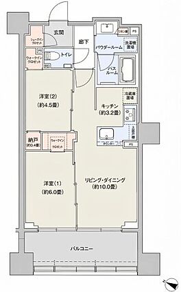 バルコニー側の...