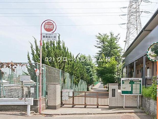 横浜市立六角橋中学校まで600m