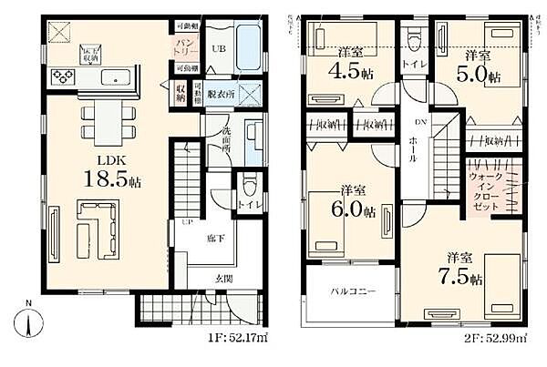 間取りを拡大表示