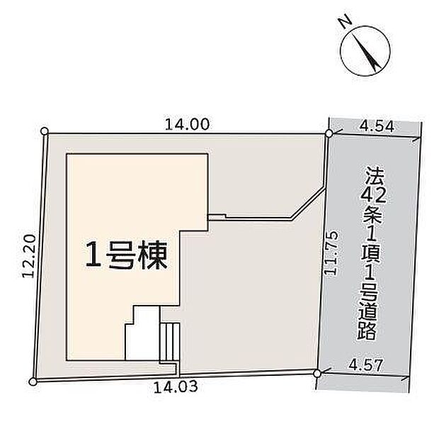 区画図～敷地面積が約50.67坪と広く、建物だけでなく、庭や家族分のカースペースなどにも十分なゆとりを持たせられる贅沢な敷地スケールです。