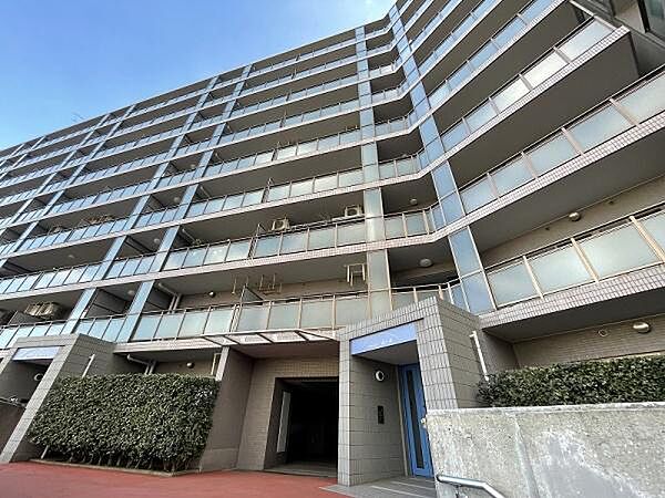 敷地内通路に沿って綺麗に手入れされた植栽が続き、都市にいながらも自然の潤いを感じられる癒しの住環境を演出しています。