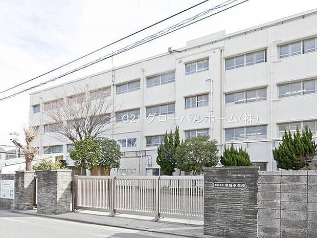 横浜市立市場中学校まで300m