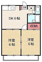 間取図画像 2DK