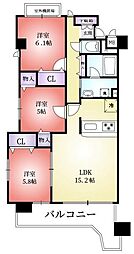 間取図画像 3LDK