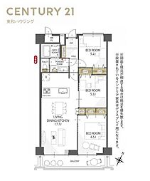 間取図画像 3LDK