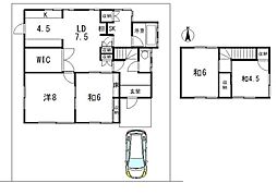 長岡京市柴の里 4LDKの間取り