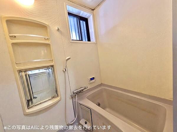 浴室です【聚楽廻西町】担当：西田※この写真はAIにより残置物の撤去を行っています