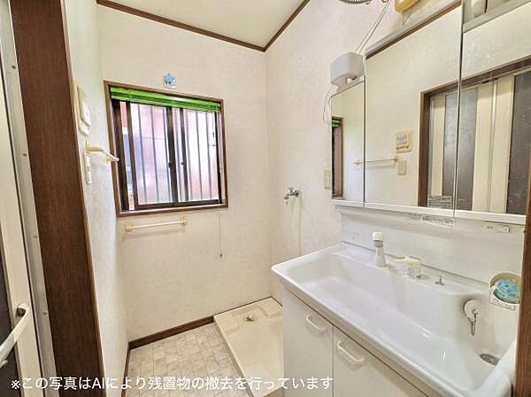 洗面所です【聚楽廻西町】担当：西田※この写真はAIにより残置物の撤去を行っています