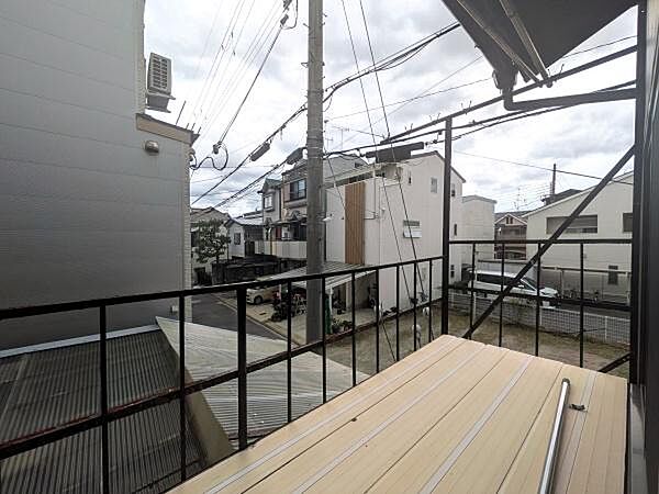 ベランダです【西七条市部町】担当：西田