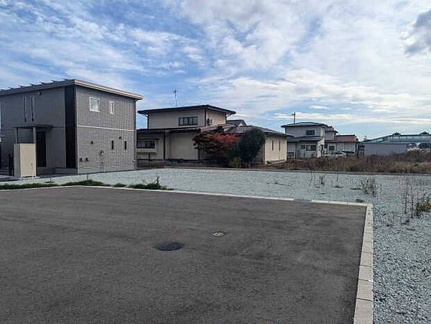 きれいに整備された新しい分譲地♪