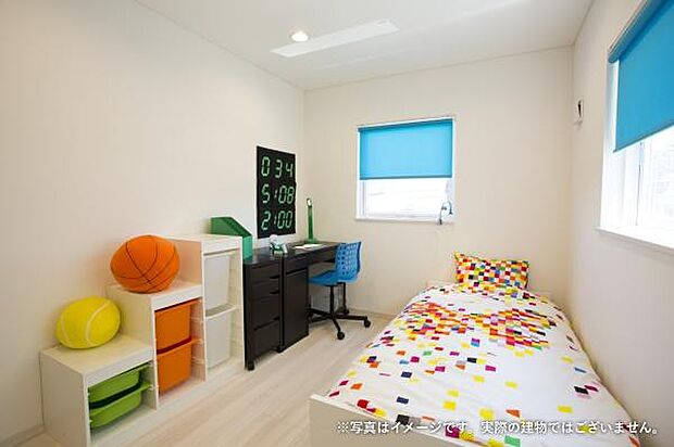 子供部屋は年代に合わせてコーディネート。インテリアを変えて年代ごとに楽しむのも◎※画像はイメージです