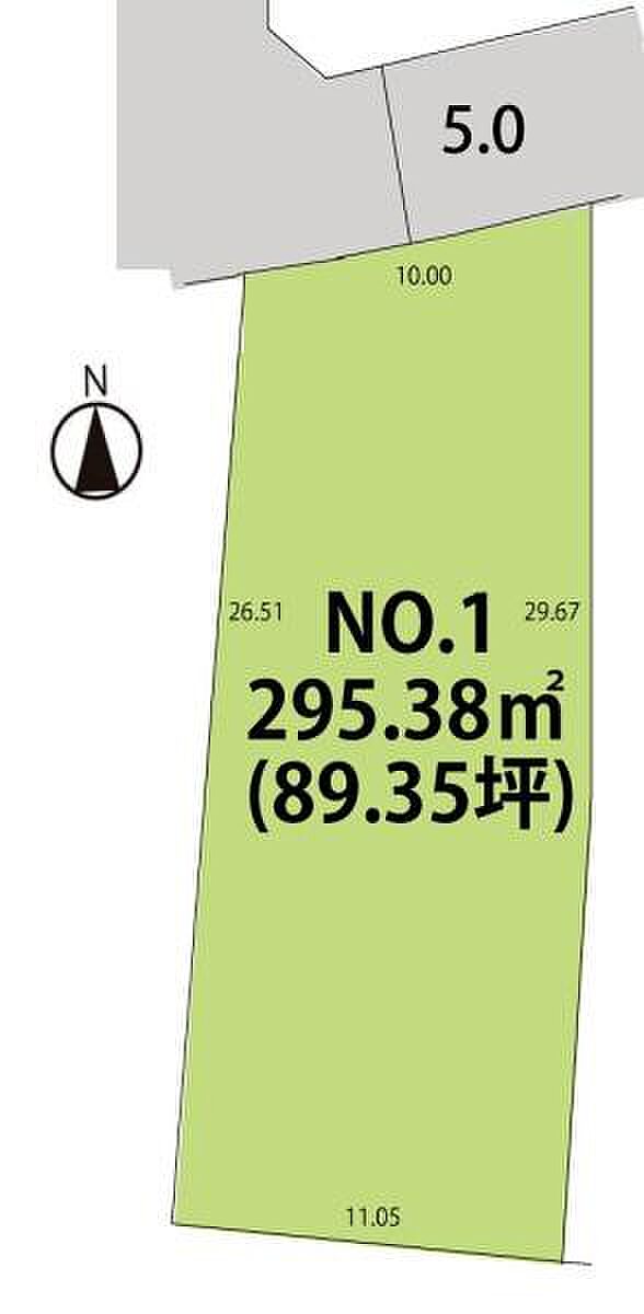 閑静な住宅街にあります。
