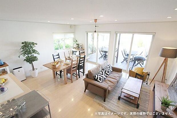 LDKは自然と家族の集まる空間に。コンパクトでちょうどいい広さです♪※画像はイメージです。