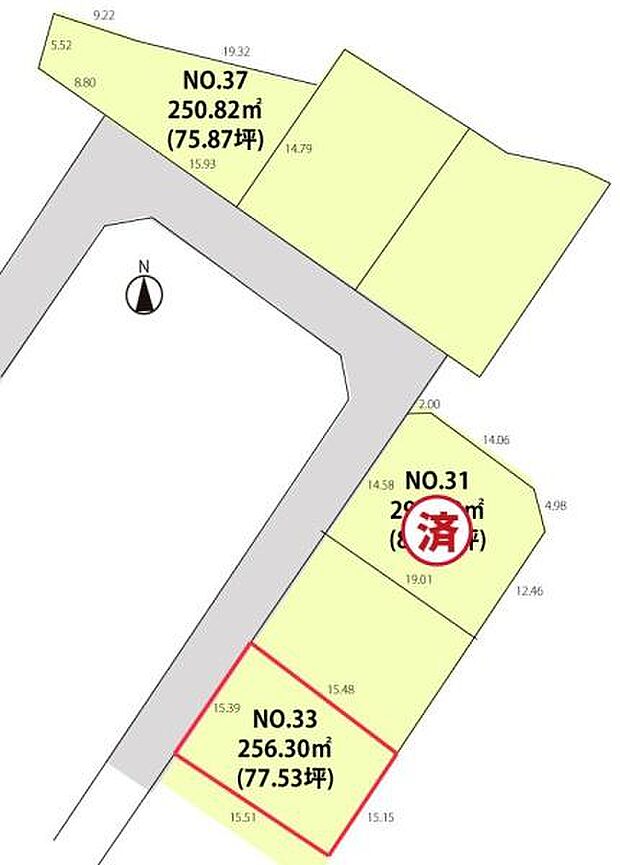 No.33が対象地です。
