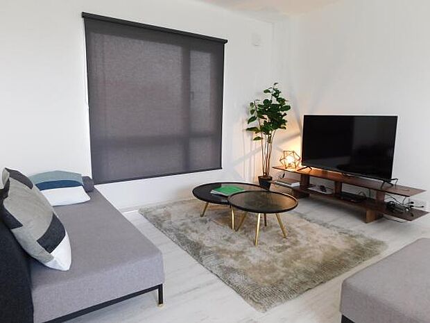 2Fのフリースペースをセカンドリビングとしてコーディネート。来客時に使ったり、キッズスペースにしたり、いろいろな使い方ができます！