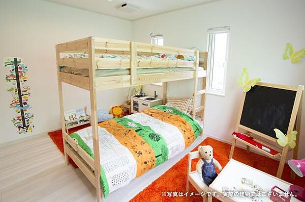 子供部屋は年代に合わせてコーディネート。インテリアを変えて年代ごとに楽しむのもいいですね!※画像はイメージです