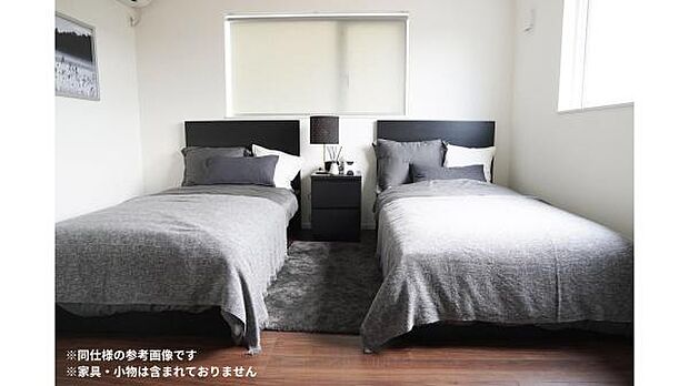 寝室は採光も考えて配置しています。※画像はイメージです。