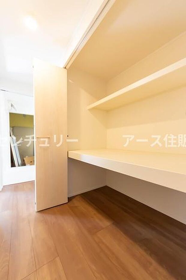 「収納も豊富で安心」生活をより便利にする収納スペース。