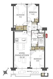 藤沢ビレジ3号棟