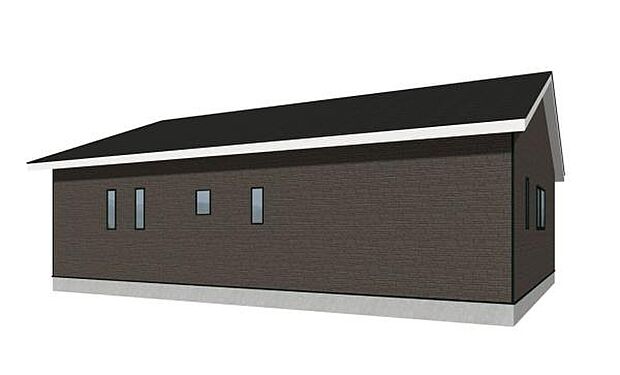 シンプルな外観デザインが特徴の建物です。落ち着きあるダークカラーの外壁が印象的です。複数の窓が配置されており外観にアクセントを加えています。