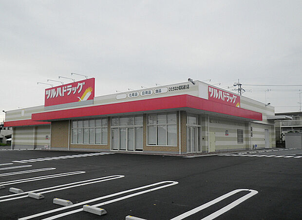 ツルハドラッグひたちなか昭和通り店まで1100m