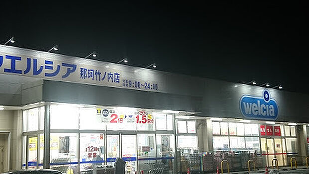 ウエルシア那珂竹ノ内店まで595m