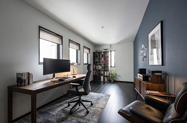 「Bed Room」落ち着いた色合い、シンプルなデザイン。寝室として大事なお部屋です。(本画像はCGにて家具を配置しております。実際に家具はおかれておりません。)