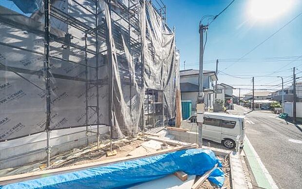 「マイホームの喜びを感じる陽当たりの良さ・開放感」マイホームを持つ幸せを存分に感じる陽当たり、開放感。完成が今から楽しみです。