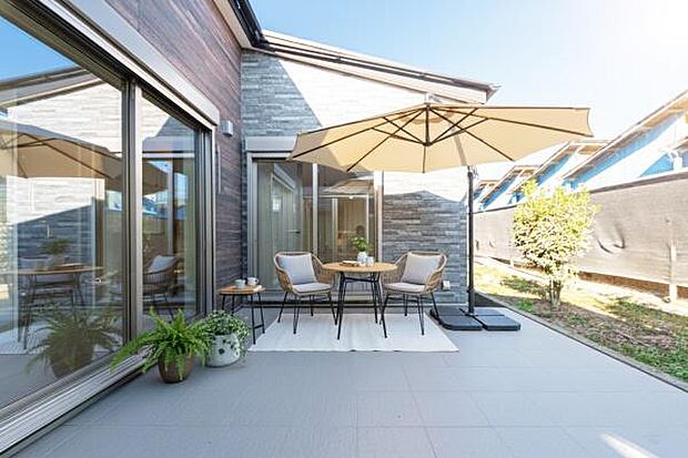 「週末の楽しみが増える」BBQ、お子様の自然とのふれあいなど、お庭があるから楽しみも倍増するマイホーム。