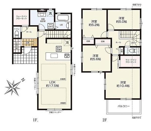 「笑顔あふれる大空間×家事ラク動線」広々とした空間で、お子様が元気いっぱいに駆け回る。効率的な家事動線でママも笑顔。家族みんながのびのび暮らせる住まいです。