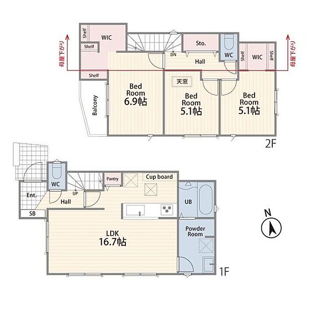 「笑顔あふれる大空間×家事ラク動線」広々とした空間で、お子様が元気いっぱいに駆け回る。効率的な家事動線でママも笑顔。家族みんながのびのび暮らせる住まいです。