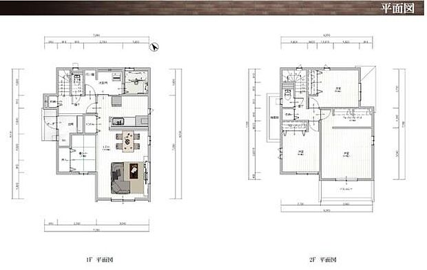 参考間取り延床99.36平米(30.05坪)3LDK建物価格1、800万円(税込)