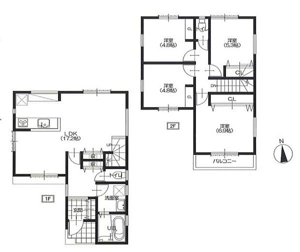 ■対面キッチンは、ご家族皆さまが集まるリビングを見渡しながらお料理することができます。■