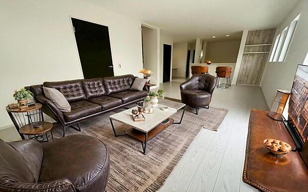 《リビングダイニング》 ■本画像はCGで作成しており、実際に現地に家具は置かれておりません。また、価格に家具は含まれておりません。