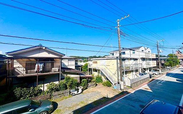 《眺望》　■目の前には気持ちの良い空が広がります。