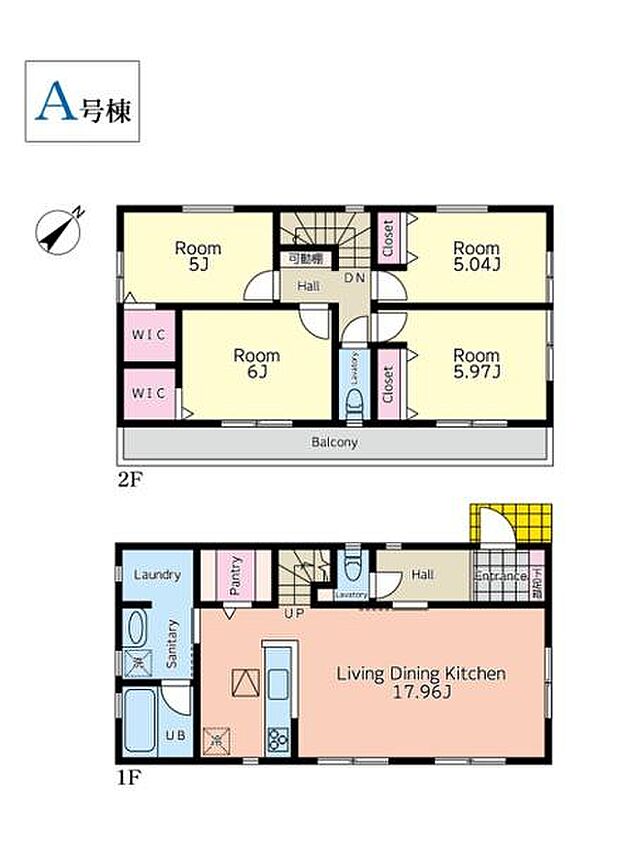 《間取り》■リビング中心の新生活。光を取り入れる開放的な設計で居心地の良い時間を演出します。