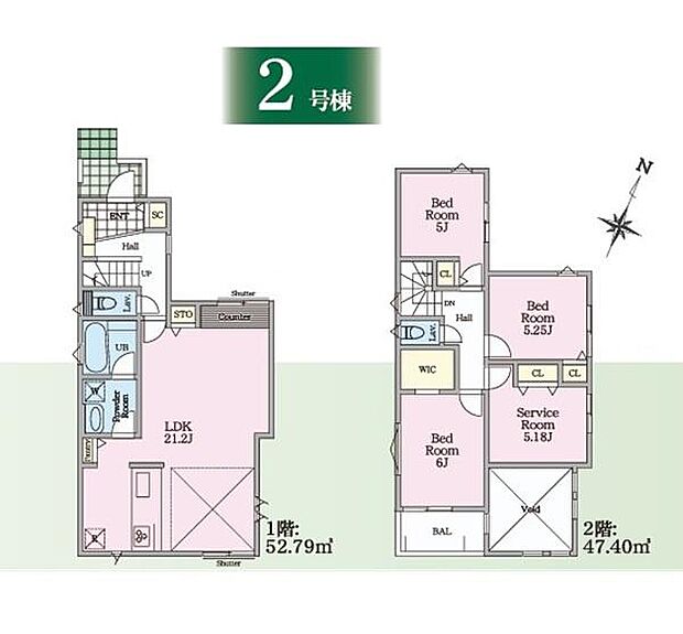 《間取り》■リビング中心の新生活。光を取り入れる開放的な設計で居心地の良い時間を演出します。