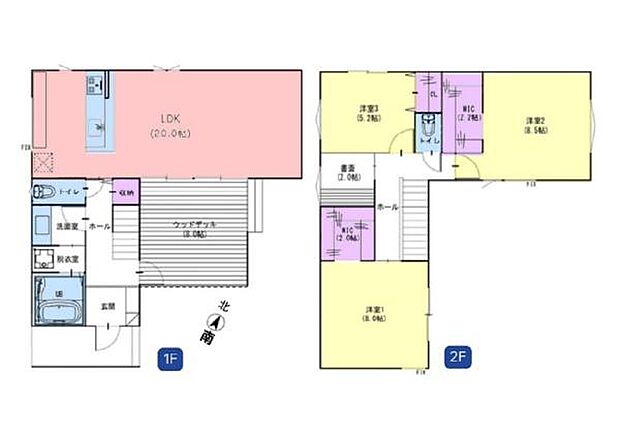 《間取り》■リビング中心の新生活。光を取り入れる開放的な設計で居心地の良い時間を演出します。